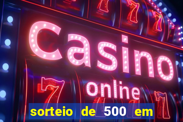 sorteio de 500 em cash toda segunda feira novibet como funciona